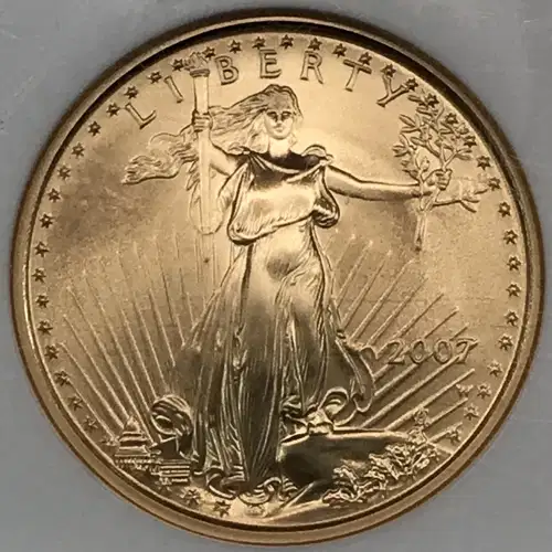 2007 W BURNISHED GOLD EAGLE (3)