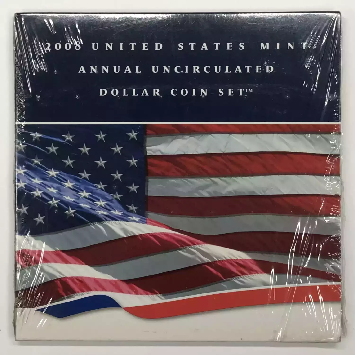2008 Annual Uncirculated Dollar Coin Set incl. W Burnished ASE - US Mint Sealed