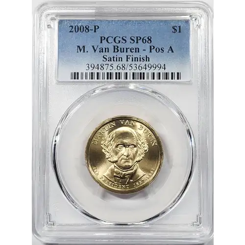 2008-P $1 M. Van Buren - Pos A Satin Finish (4)