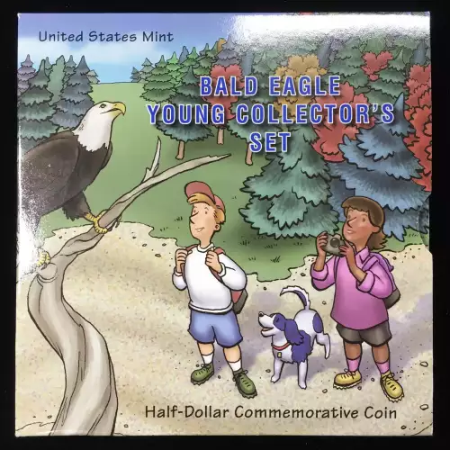 2008-S Bald Eagle Uncirculated Half Dollar Young Collector's Set - OGP Box & COA (5)