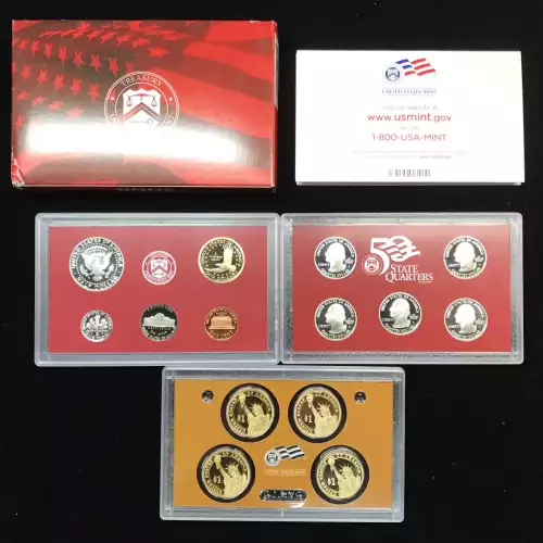 2008-S US Mint Silver Proof Set w OGP - Box & COA