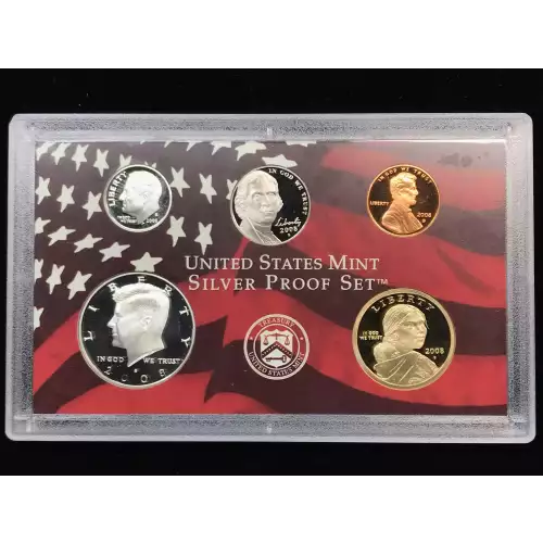 2008-S US Mint Silver Proof Set w OGP - Box & COA