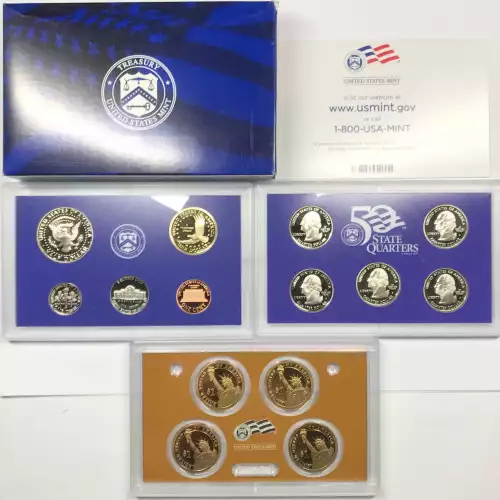 2008 US Mint Proof Set w OGP - Box & COA