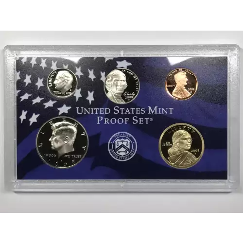 2008 US Mint Proof Set w OGP - Box & COA