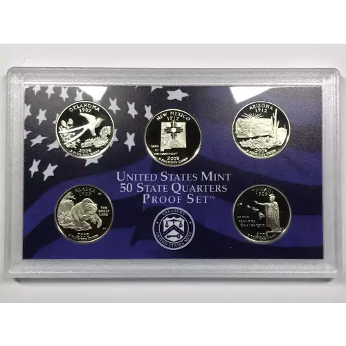 2008 US Mint Proof Set w OGP - Box & COA