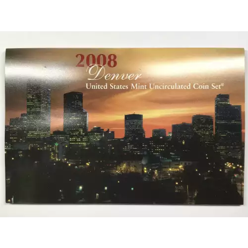 2008 US Mint Uncirculated Coin Set - P & D