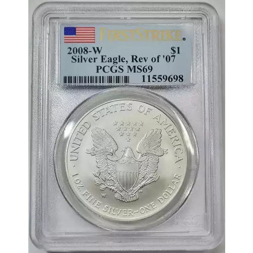2008-W $1 Burnished Eagle, Rev '07 First Strike (4)