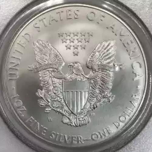 2008-W $1 Burnished Silver Eagle (4)