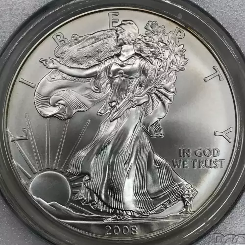 2008-W $1 Burnished Silver Eagle (4)