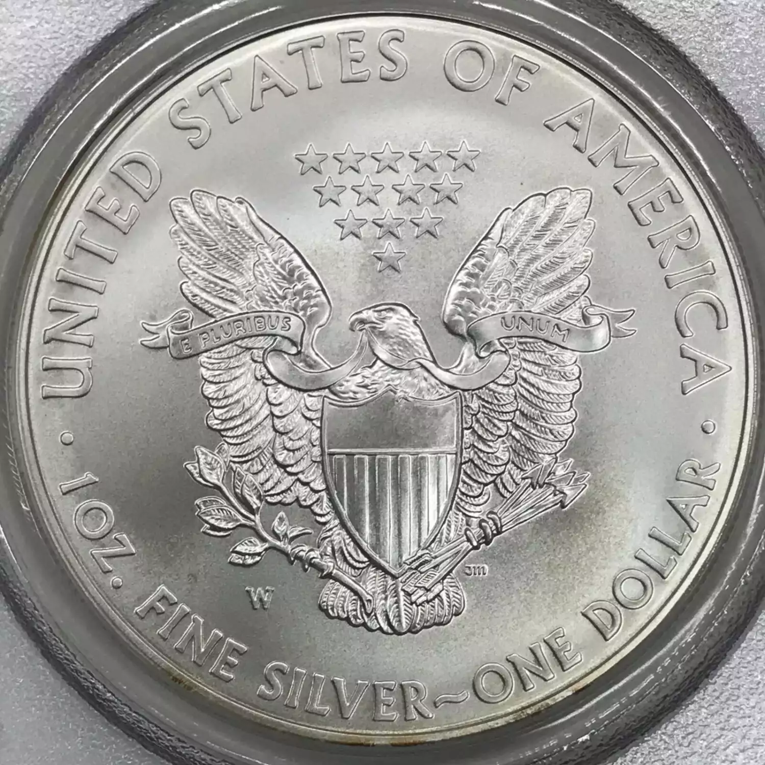 2008-W $1 Burnished Silver Eagle (3)