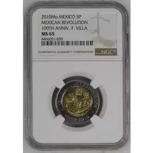 2008Mo MEXICAN REVOLUTION 100TH ANNIV.-F. VILLA  (2)