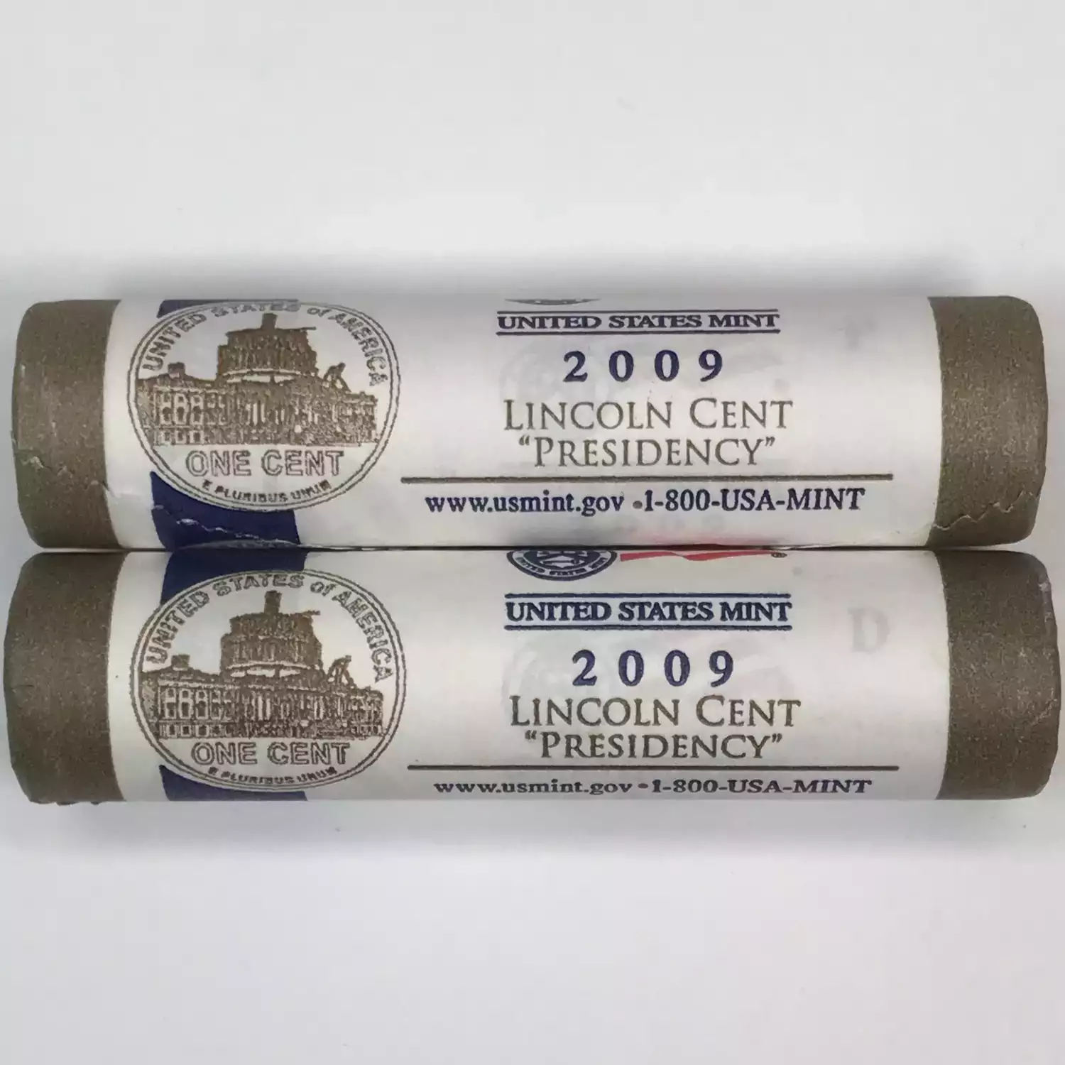 2009 Lincoln Bicentennial Presidency US Mint P & D Roll Set