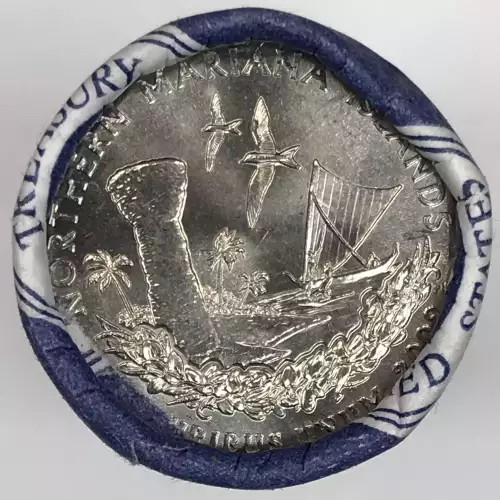 2009 Northern Mariana Islands Quarter US Mint Philadelphia P Roll US Territories (3)