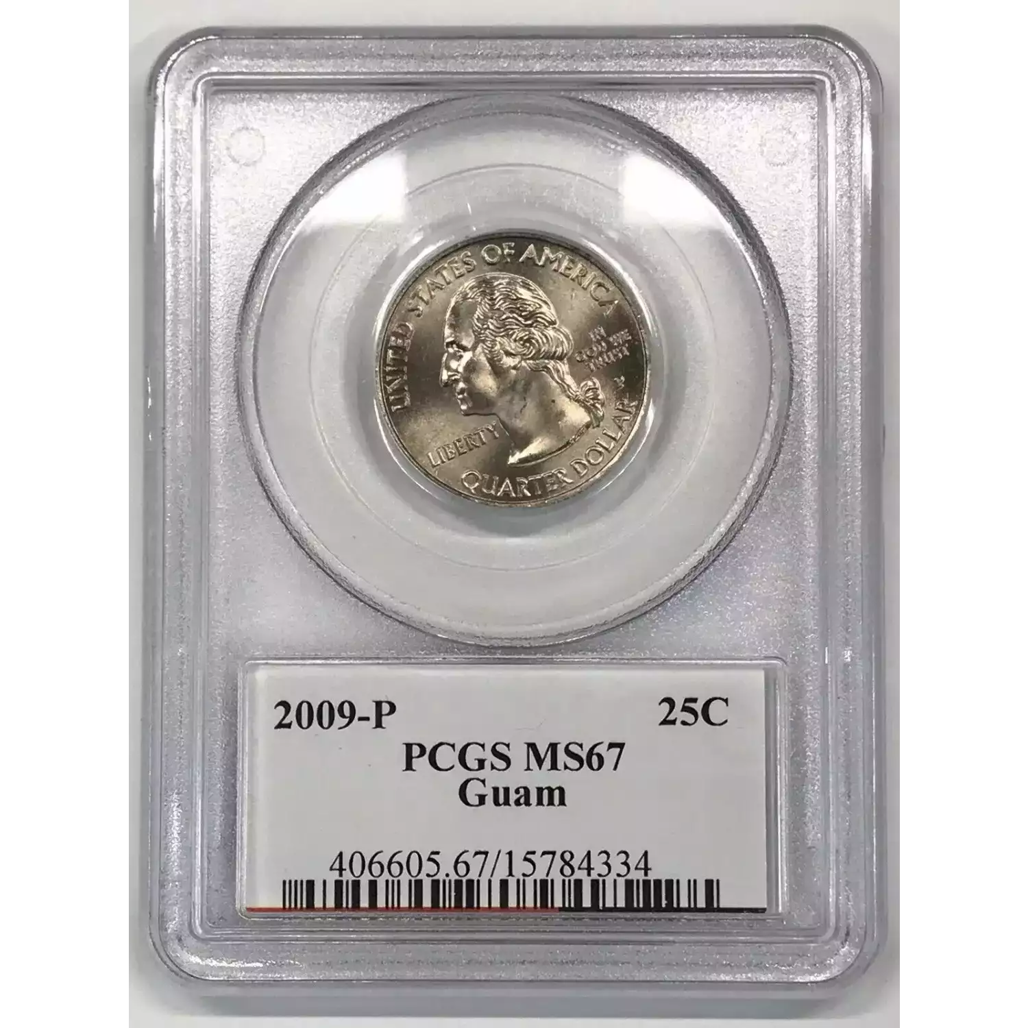 thumbnail image 2 of 2009 P Guam Territory State Quarter – Uncirculated From US Mint Roll 2 of 4