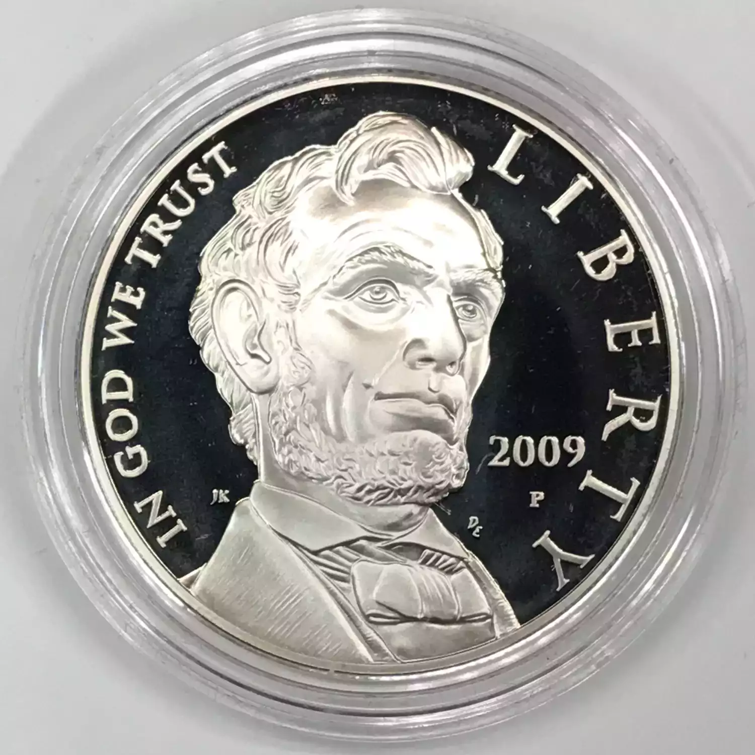 2009-P Abraham Lincoln Bicentennial Proof Silver Dollar w US Mint OGP  Box & COA (3)
