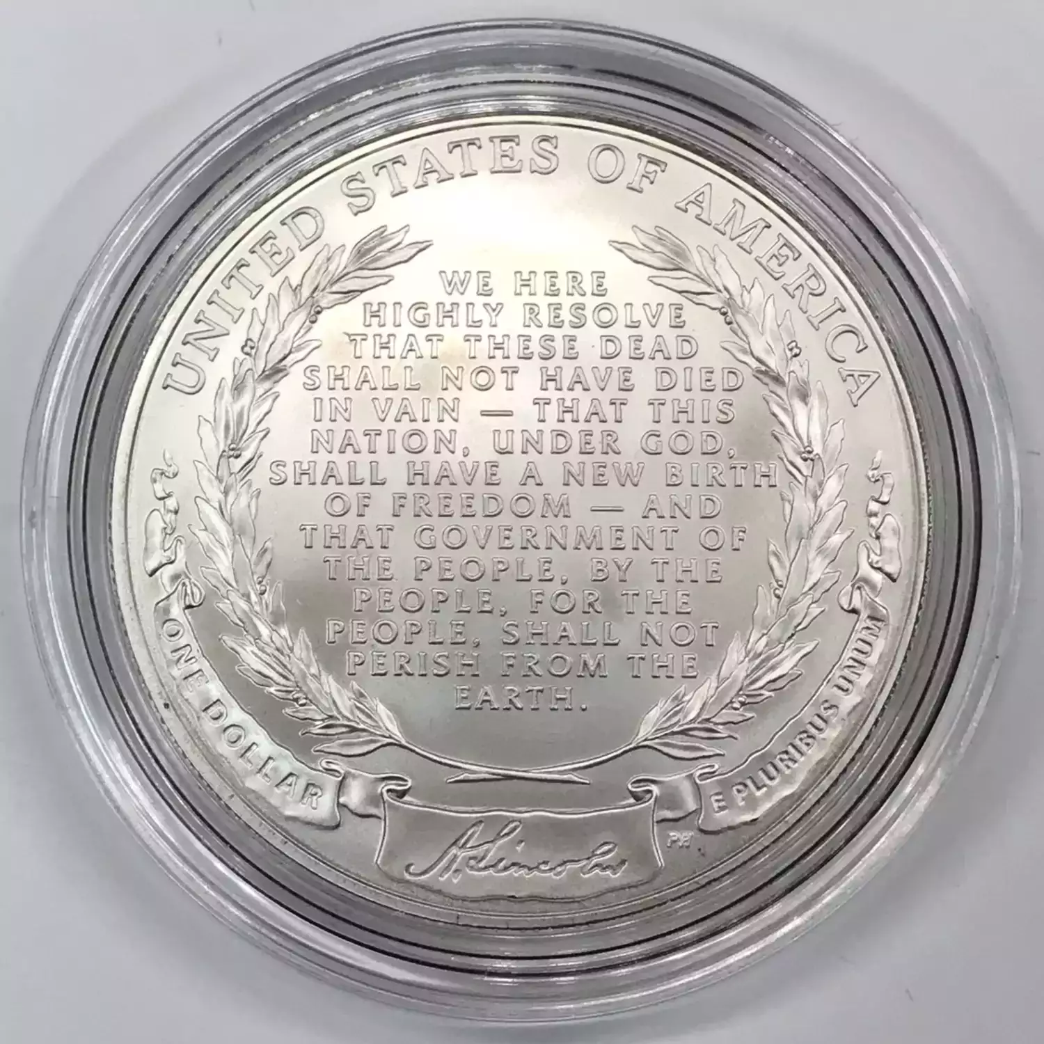 2009-P Abraham Lincoln Bicentennial Uncirculated Silver Dollar US Mint Box & COA (3)