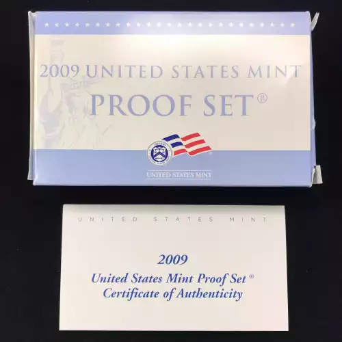 2009 US Mint Proof Set w OGP - Box & COA