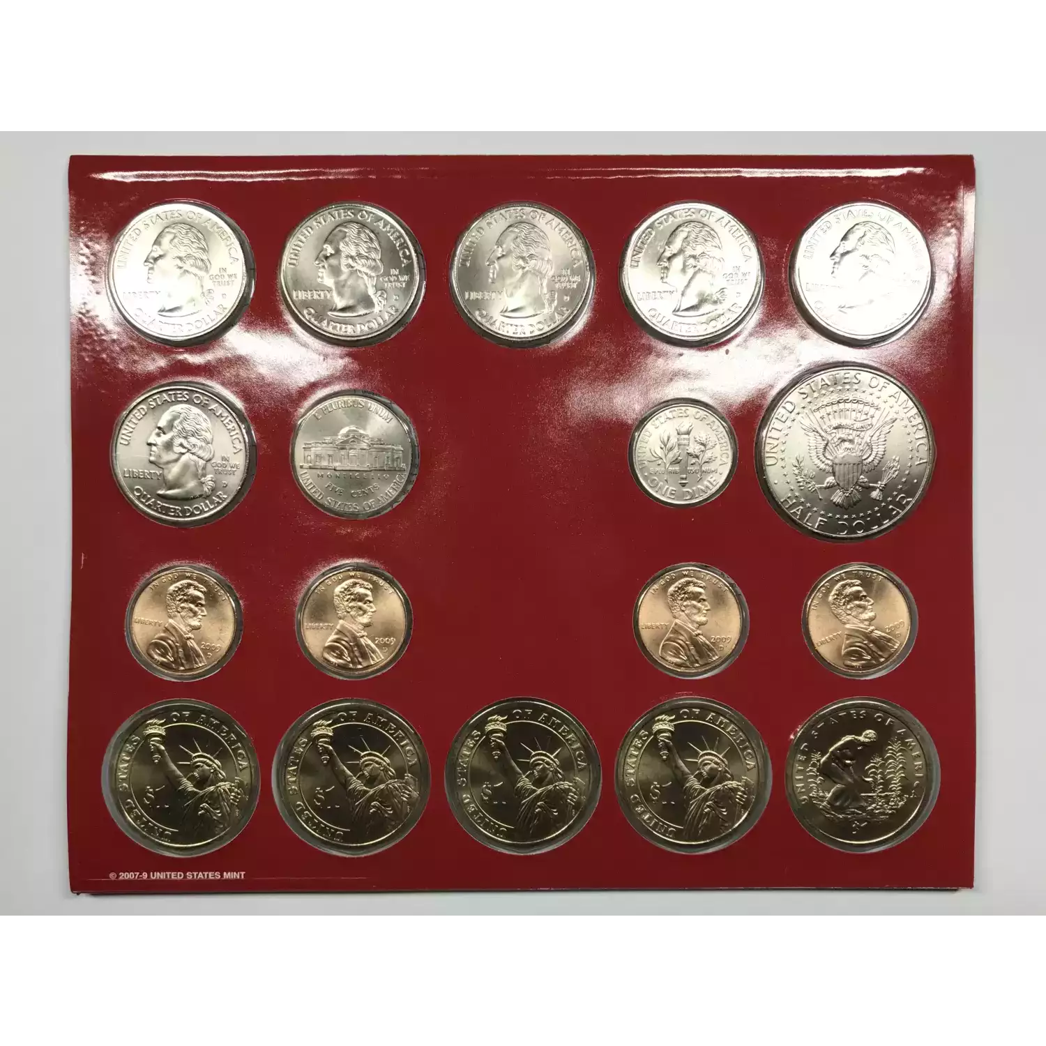 2009 US Mint Uncirculated Coin Set - P & D