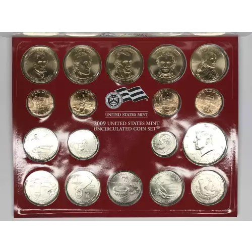 2009 US Mint Uncirculated Coin Set - P & D (5)