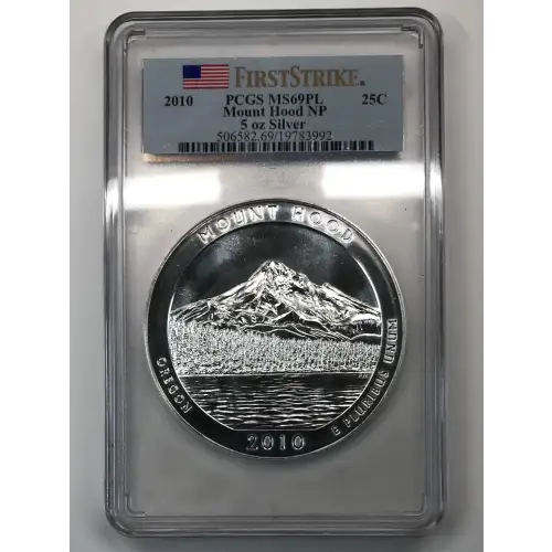 2010 25C Mount Hood NP 5 oz Silver - First Strike, PL (2)
