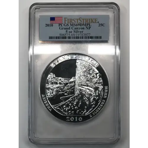 2010 5 oz Silver America the Beautiful Grand Canyon National