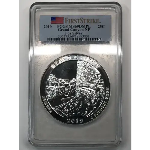 2010 5 oz Silver America the Beautiful Grand Canyon National