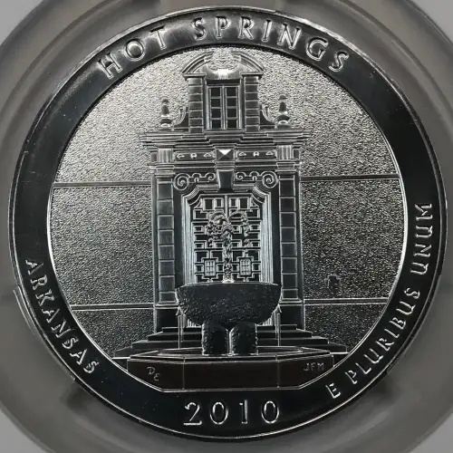 2010 5 oz Silver America the Beautiful Hot Springs National Park (2)