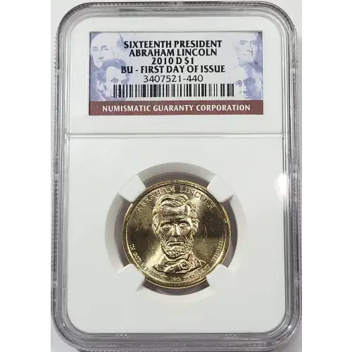 2010 ABRAHAM LINCOLN SIXTEENTH PRESIDENT (3)