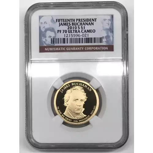 2010 JAMES BUCHANAN FIFTEENTH PRESIDENT ULTRA CAMEO (2)