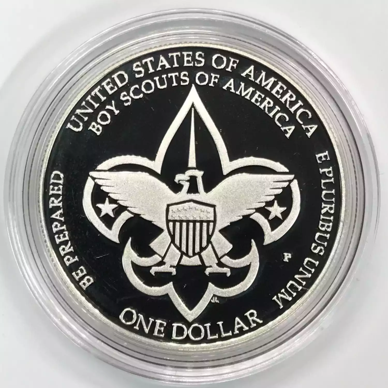 2010-P Boy Scouts of America (BSA) Proof Silver Dollar w US Mint OGP - Box & COA