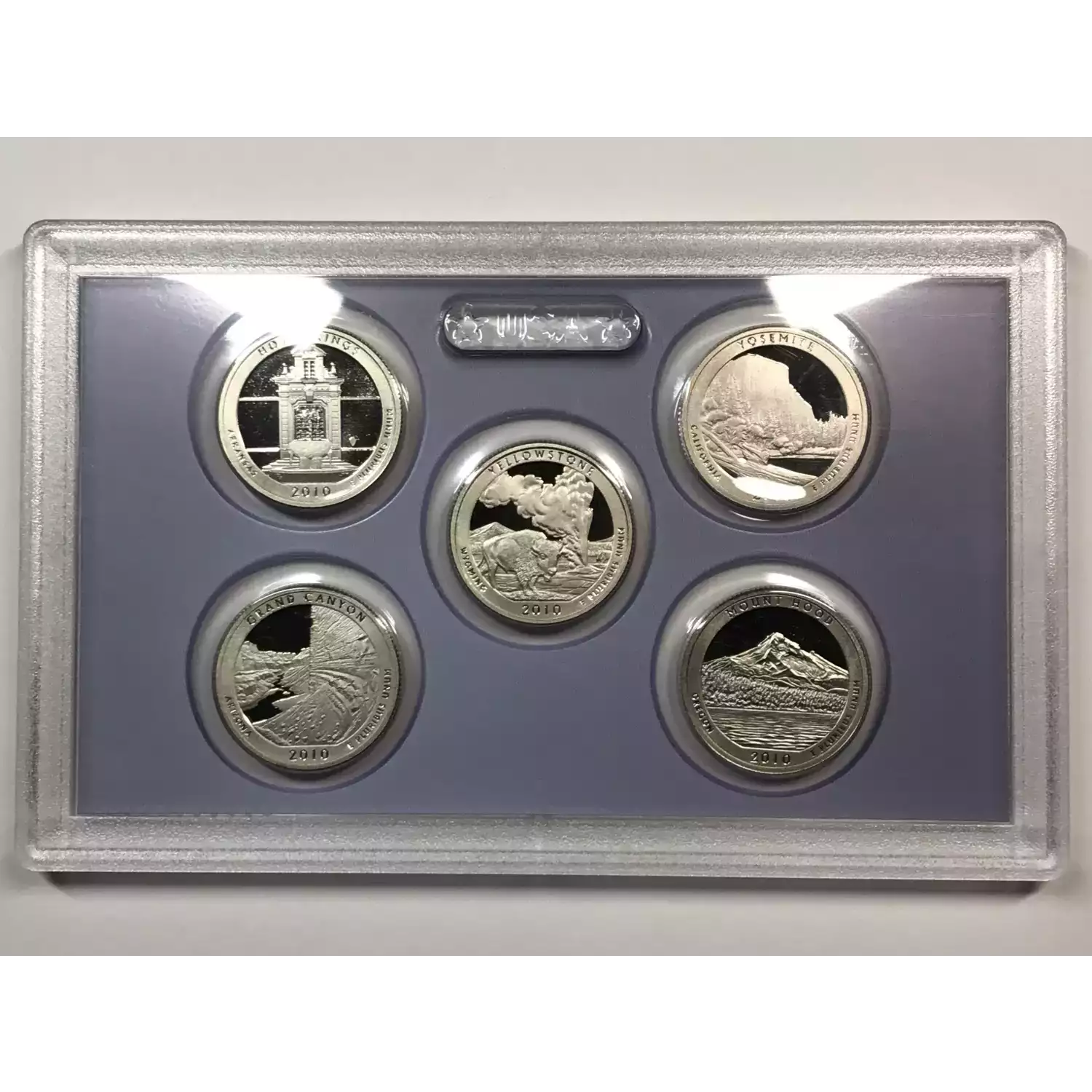 2010-S Clad Quarters Proof Set w US Mint OGP - Box & COA (2)