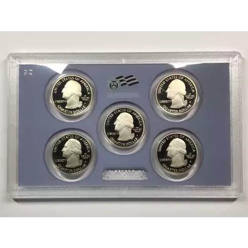 2010-S Clad Quarters Proof Set w US Mint OGP - Box & COA (3)