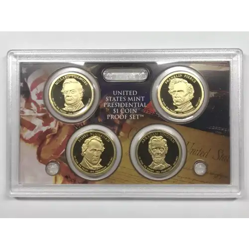 2010-S Presidential Dollar Proof Set w US Mint OGP - Box & COA (3)