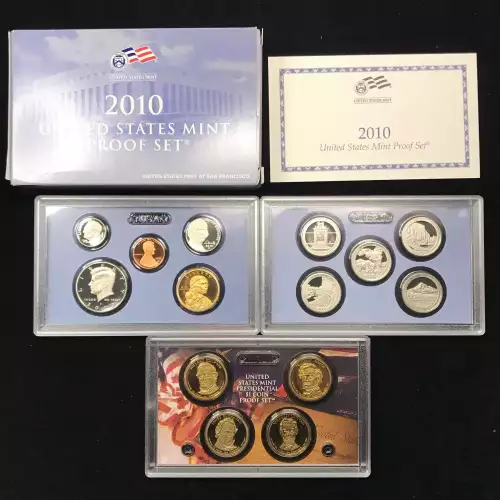 2010 US Mint Proof Set w OGP - Box & COA