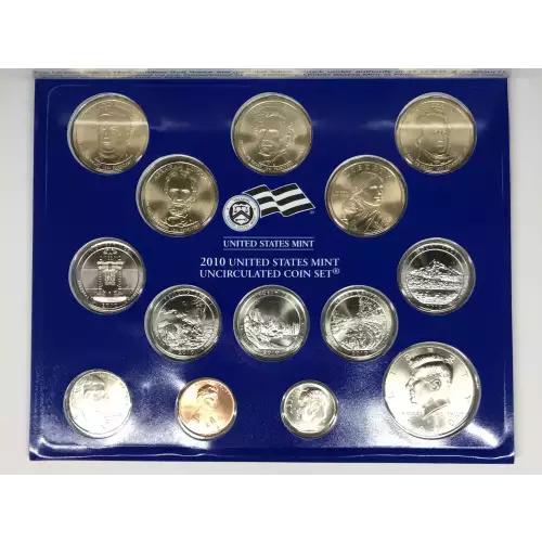 2010 US Mint Uncirculated Coin Set - P & D