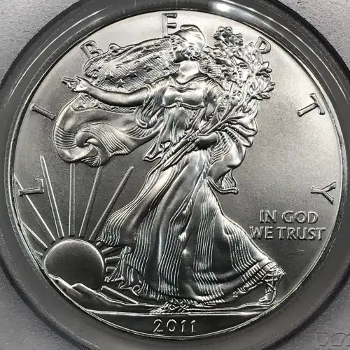 2011 $1 Silver Eagle 25th Anniversary Set (3)
