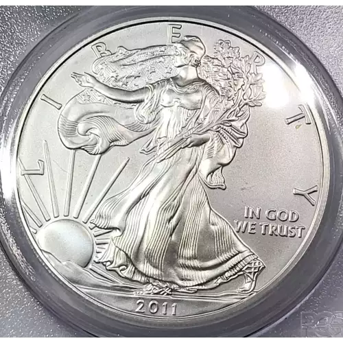 2011 $1 Silver Eagle 25th Anniversary Set First Strike (2)