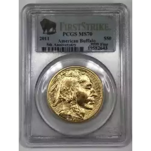 2011 $50 American Buffalo First Strike .9999 Fine Gold