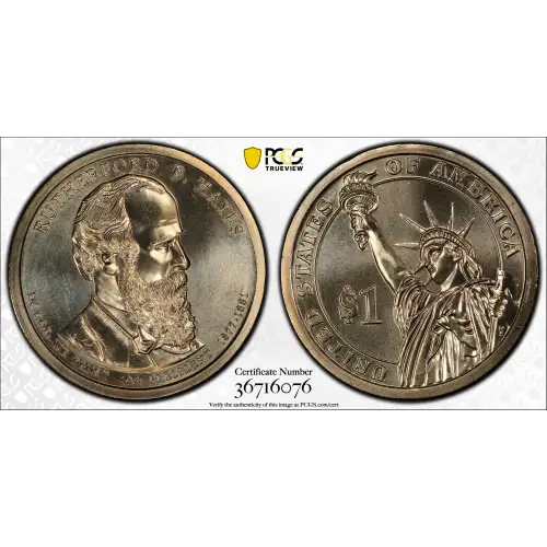 2011-P $1 Rutherford B. Hayes Position A