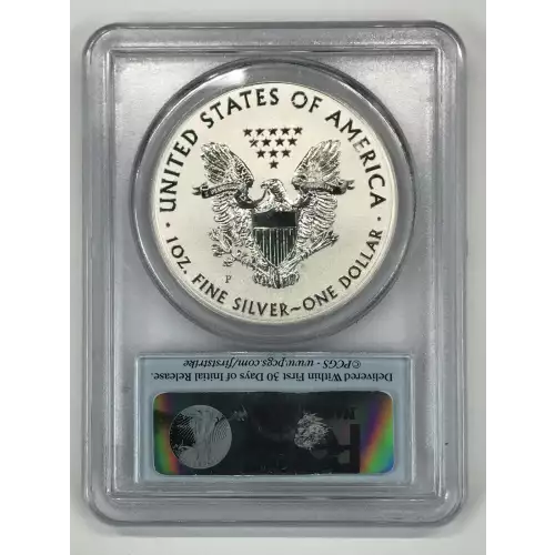 2011-P $1 Silver Eagle Rev PR 25th Anniversary Set First Strike (2)