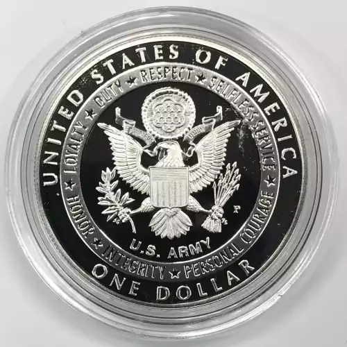 2011-P United States Army Proof Silver Dollar w US Mint OGP - Box & COA (4)
