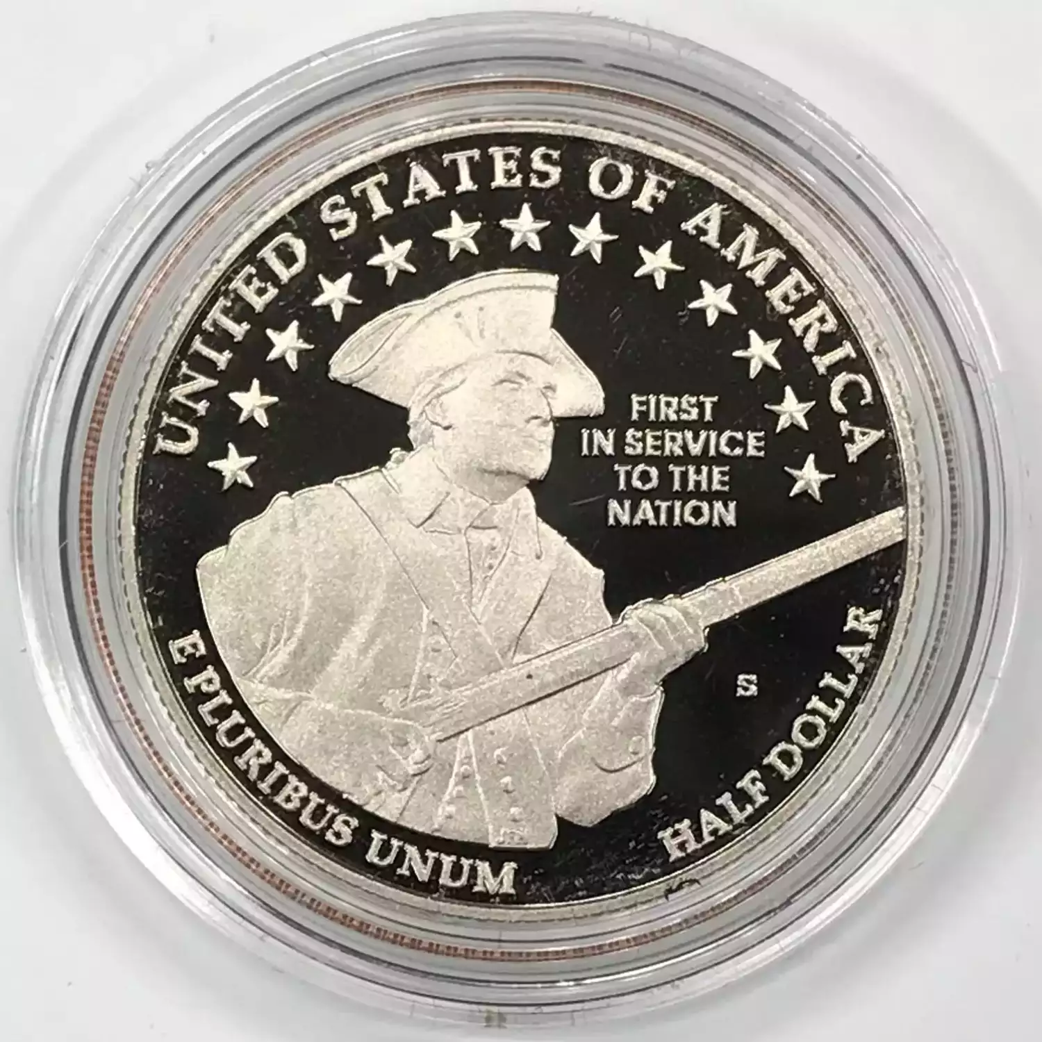 2011-S United States Army Proof Clad Half Dollar w US Mint OGP - Box & COA (4)