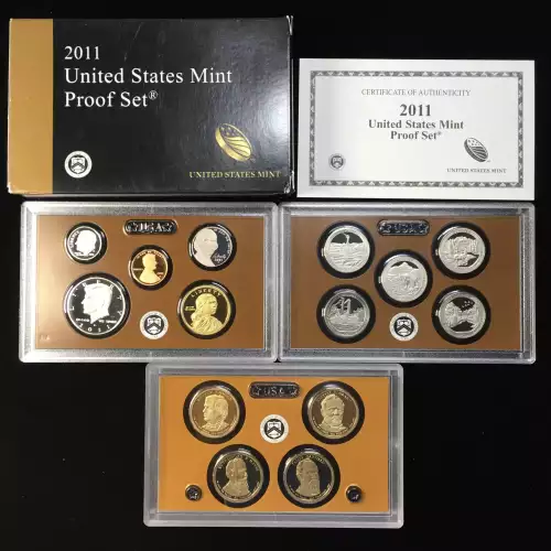 2011 US Mint Proof Set w OGP - Box & COA