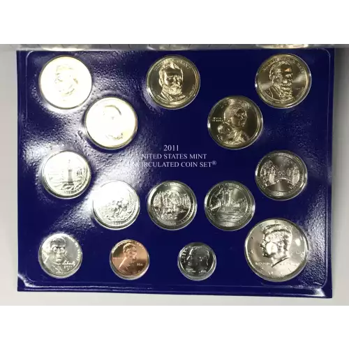 2011 US Mint Uncirculated Coin Set - P & D (4)