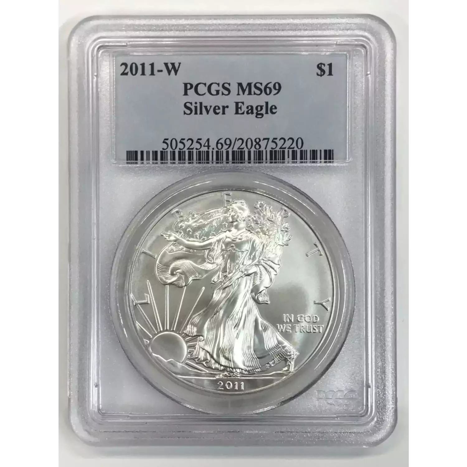 2011-W $1 Burnished Silver Eagle