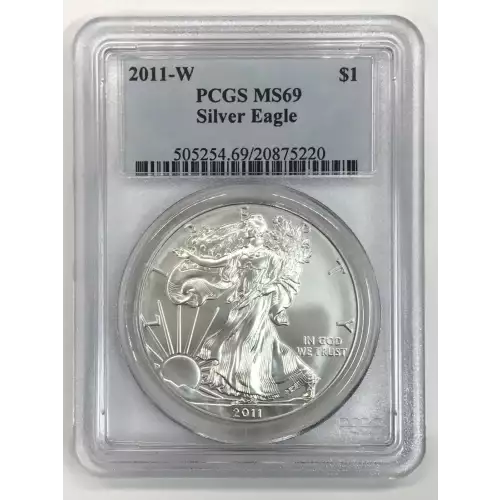 2011-W $1 Burnished Silver Eagle