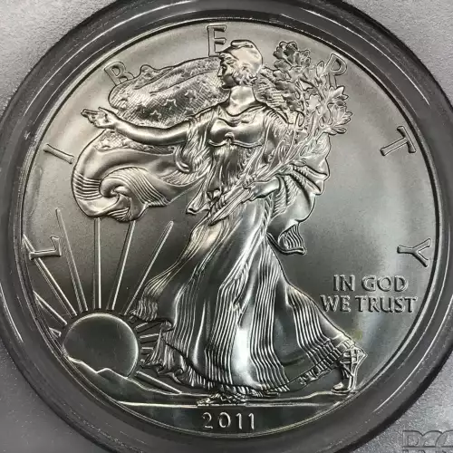 2011-W $1 Burnished Silver Eagle (2)