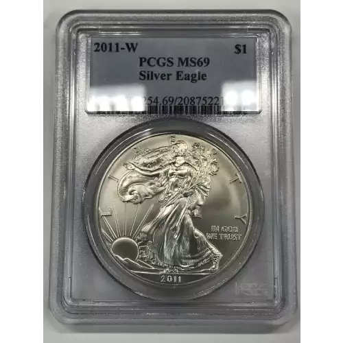 2011-W $1 Burnished Silver Eagle