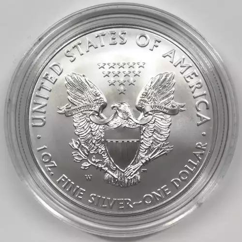 2011-W Burnished Uncirculated Silver Eagle w OGP - Box & COA