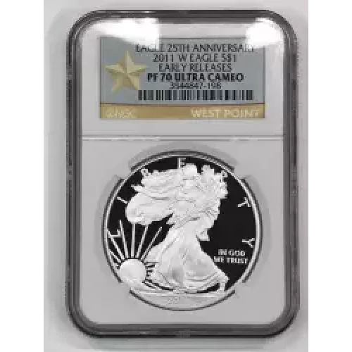 2011 W EARLY RELEASES EAGLE 25TH ANNIVERSARY ULTRA CAMEO (2)